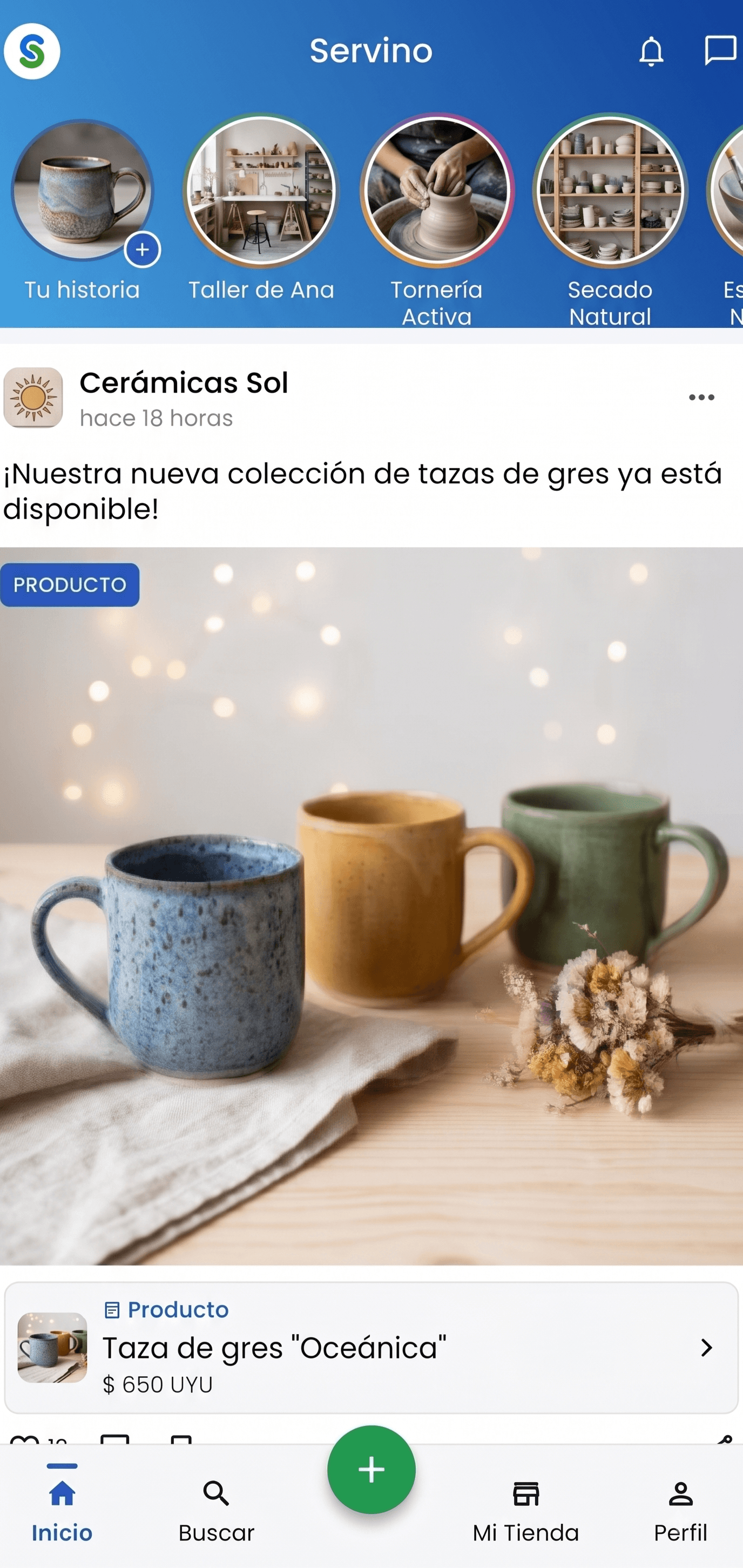 Un feed con lo que buscás